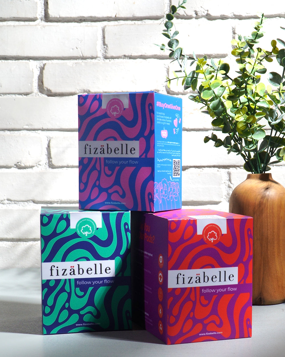 Organic Pad Packs, Curated by Flow